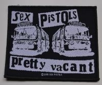 Sex Pistols - Patch Pretty Vacant (10,2 X 8,4 Cm) in der Gruppe MERCHANDISE / Stoffaufnäher / Pop-Rock bei Bengans Skivbutik AB (5577338)