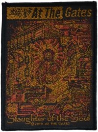 At The Gates - Patch Slaughter Of The Soul (10,1 X in der Gruppe MERCHANDISE / Accessoarer / Hårdrock bei Bengans Skivbutik AB (5577341)