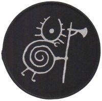 Heilung - Patch Warrior Snail (9,3 Cm) in der Gruppe MERCHANDISE / Accessoarer / Hårdrock bei Bengans Skivbutik AB (5577345)