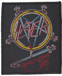 Slayer - Patch Haunting The Chapel (10 X 10, in der Gruppe MERCHANDISE / Stoffaufnäher / Heavy Metal bei Bengans Skivbutik AB (5577348)