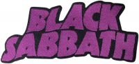 Black Sabbath - Logo Cut Out Patch (4,2 X 9,8 Cm) in der Gruppe MERCHANDISE / Accessoarer / Hårdrock bei Bengans Skivbutik AB (5577354)