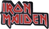 Iron Maiden - Logo Cut Out Patch (6,0 X 10,1 Cm) in der Gruppe MERCHANDISE / Accessoarer / Hårdrock bei Bengans Skivbutik AB (5577355)