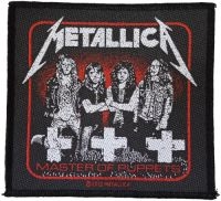 Metallica - Patch Master Of Puppets Band (9,4 X in der Gruppe MERCHANDISE / Stoffaufnäher / Heavy Metal bei Bengans Skivbutik AB (5577367)