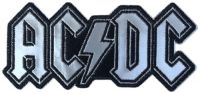 Ac/Dc - Patch Cut Out Foil Logo  (4,6 X 10 in der Gruppe MERCHANDISE / Accessoarer / Hårdrock bei Bengans Skivbutik AB (5577385)