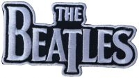 Beatles - Patch White Drop T Logo Die Cut (5, in der Gruppe MERCHANDISE / Stoffaufnäher / Pop-Rock bei Bengans Skivbutik AB (5577390)