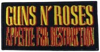 Guns N Roses - Patch Appetite For Destruction (4,9 in der Gruppe MERCHANDISE / Stoffaufnäher / Heavy Metal bei Bengans Skivbutik AB (5577395)