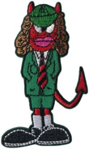 Ac/Dc - Patch Angus Devil (8,9 X 5,5 Cm) in der Gruppe MERCHANDISE / Accessoarer / Hårdrock bei Bengans Skivbutik AB (5577405)