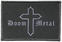 Doom Metal - Patch Doom Metal (6,8 X 10,1 Cm) in der Gruppe MERCHANDISE / Accessoarer / Hårdrock bei Bengans Skivbutik AB (5577411)