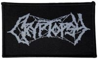 Cryptopsy - Patch White Logo (6,2 X 10 Cm) in der Gruppe MERCHANDISE / Stoffaufnäher / Heavy Metal bei Bengans Skivbutik AB (5577435)