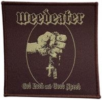 Weedeater - Patch God Luck And Good Speed (9,4 in der Gruppe MERCHANDISE / Stoffaufnäher / Heavy Metal bei Bengans Skivbutik AB (5577441)