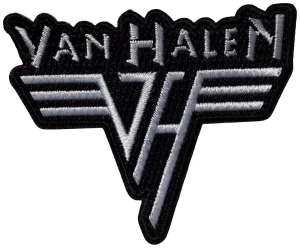 Van Halen - Patch Retro Logo (6,2 X 7,7 Cm) in der Gruppe MERCHANDISE / Stoffaufnäher / Heavy Metal bei Bengans Skivbutik AB (5577442)