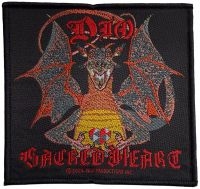 Dio - Patch Sacred Heart (9,5 X 10 Cm) in der Gruppe MERCHANDISE / Stoffaufnäher / Heavy Metal bei Bengans Skivbutik AB (5577524)