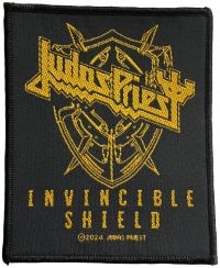 Judas Priest - Patch Invincible Shield (10 X 8,2 C in der Gruppe MERCHANDISE / Stoffaufnäher / Heavy Metal bei Bengans Skivbutik AB (5577527)