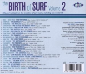Various Artists - Birth Of Surf Vol 2 in der Gruppe CD bei Bengans Skivbutik AB (557753)
