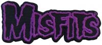 Misfits - Patch Purple Border Logo (4,4 X 10, in der Gruppe MERCHANDISE / Stoffaufnäher / Pop-Rock bei Bengans Skivbutik AB (5577581)
