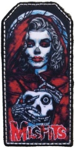 Misfits - Patch Lady Skull (10,4 X 5 Cm) in der Gruppe MERCHANDISE / Stoffaufnäher / Pop-Rock bei Bengans Skivbutik AB (5577589)