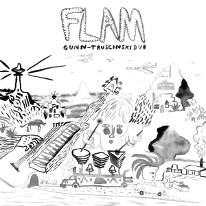 Gunn-Truscinski Duo - Flam (Indie Exclusive, Transparent in der Gruppe VINYL / Pop-Rock bei Bengans Skivbutik AB (5577665)