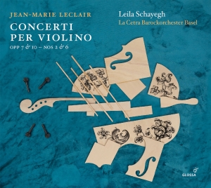 Jean-Marie Leclair - Concerti Per Violino Opp. 7 & 10 , in der Gruppe CD / Klassiskt bei Bengans Skivbutik AB (5577938)