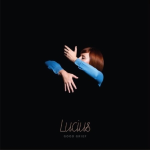 Lucius - Good Grief (Marbled Blue Vinyl) in der Gruppe Övrigt /  bei Bengans Skivbutik AB (5578275)