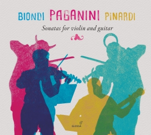 Niccolò Paganini - Sonatas For Violin & Guitar in der Gruppe CD / Klassiskt bei Bengans Skivbutik AB (5578405)