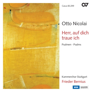 Nicolai - Herr, Auf Dich Traue Ich - Psalms in der Gruppe CD / Klassiskt bei Bengans Skivbutik AB (5578447)