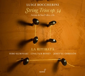 Luigi Boccherini - Streichtrios Op. 34 in der Gruppe CD / Klassiskt bei Bengans Skivbutik AB (5578737)