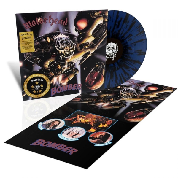 Motörhead - Bomber (50Th Anniversary Colour Vinyl With Poster) in der Gruppe VINYL / Hårdrock bei Bengans Skivbutik AB (5578826)