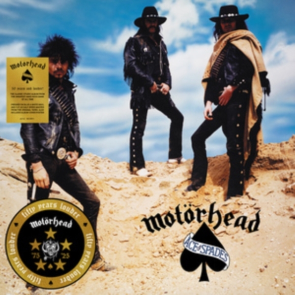 Motörhead - Ace Of Spades (50Th Anniversary Colour Vinyl With Poster) in der Gruppe VINYL / Hårdrock bei Bengans Skivbutik AB (5578827)