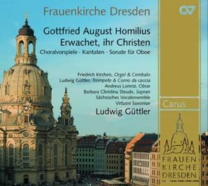 Homilius - Choral Preludes/Cantatas/Oboe Sonat in der Gruppe CD / Klassiskt bei Bengans Skivbutik AB (5579294)