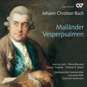 Bach J C - Milano Vespers Psalms in der Gruppe CD / Klassiskt bei Bengans Skivbutik AB (5579315)