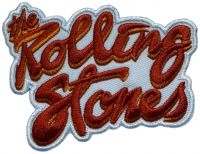 Rolling Stones - Patch Orange Logo (7 X 8,8 Cm) in der Gruppe MERCHANDISE / Stoffaufnäher / Pop-Rock bei Bengans Skivbutik AB (5579355)