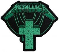 Metallica - Patch Master Of Puppets Green Cross in der Gruppe MERCHANDISE / Stoffaufnäher / Heavy Metal bei Bengans Skivbutik AB (5579364)