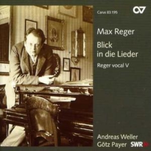 Reger - Lieder With Piano - Reger Vol. 5 in der Gruppe CD / Klassiskt bei Bengans Skivbutik AB (5579620)