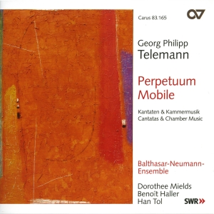 Telemann - Perpetuum Mobile -Cantatas & Chambe in der Gruppe CD / Klassiskt bei Bengans Skivbutik AB (5579639)