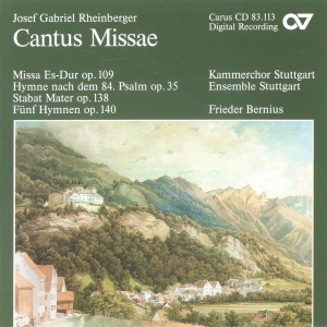 Rheinberger - Cantus Missae - Musica Sacra Vol. 2 in der Gruppe CD / Klassiskt bei Bengans Skivbutik AB (5579674)
