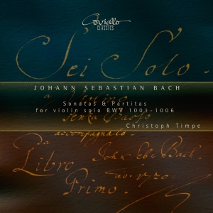 Bach J S - Sonatas And Partitas For Violin Sol in der Gruppe CD / Klassiskt bei Bengans Skivbutik AB (5579699)