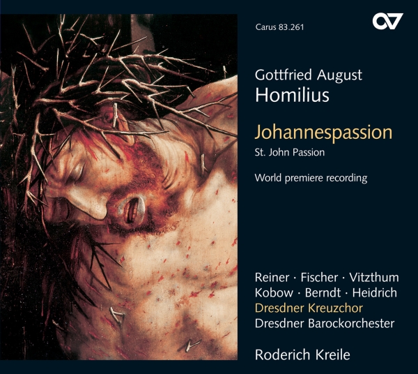 Homilius - St John Passion in der Gruppe CD / Bestseller bei Bengans Skivbutik AB (5579705)
