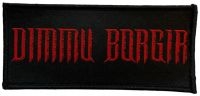 Dimmu Borgir - Patch Logo Red (4,5 X 9,7 Cm) in der Gruppe MERCHANDISE / Stoffaufnäher / Heavy Metal bei Bengans Skivbutik AB (5579723)