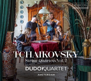 Dudok Quartet Amsterdam - Tchaikovsky String Quartets Vol. 2: String Quartet No.3, Quartet Movement, Arr. From The Seasons in der Gruppe CD bei Bengans Skivbutik AB (5580072)