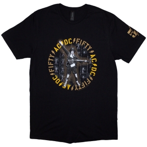 Ac/Dc - Fifty Angus Repeat Uni Bl T-Shirt in der Gruppe MERCHANDISE / T-shirt / Hårdrock bei Bengans Skivbutik AB (5581203r)
