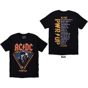 Ac/Dc - Angus Triangle Eu Tour 24 Uni Bl T-Shirt in der Gruppe MERCHANDISE / T-shirt / Hårdrock bei Bengans Skivbutik AB (5581206r)