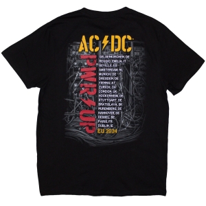 Ac/Dc - Control Wires Eu Tour 24 Uni Bl T-Shirt in der Gruppe MERCHANDISE / T-shirt / Hårdrock bei Bengans Skivbutik AB (5581208r)