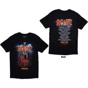 Ac/Dc - Guitar Eu Tour 24 Uni Bl T-Shirt in der Gruppe MERCHANDISE / T-shirt / Hårdrock bei Bengans Skivbutik AB (5581210r)