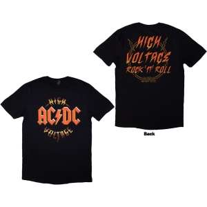 Ac/Dc - High Voltage Rnr Uni Bl T-Shirt in der Gruppe MERCHANDISE / T-shirt / Hårdrock bei Bengans Skivbutik AB (5581215r)