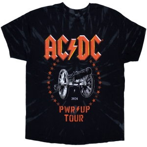Ac/Dc - Pwr Up Tour 24 Cannon Uni Bl Dip-Dye T-Shirt in der Gruppe MERCHANDISE / T-shirt / Hårdrock bei Bengans Skivbutik AB (5581222r)
