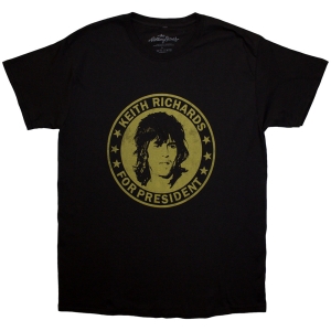 Rolling Stones - Keith For President Uni Bl T-Shirt in der Gruppe MERCHANDISE / T-shirt / Pop-Rock bei Bengans Skivbutik AB (5581253r)
