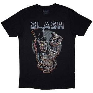 Slash - Skull Guitar Snake Uni Bl T-Shirt in der Gruppe MERCHANDISE / T-shirt / Hårdrock bei Bengans Skivbutik AB (5581254r)