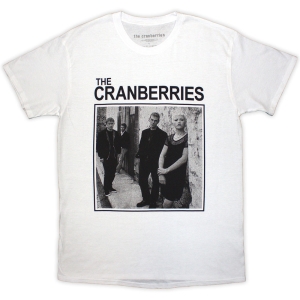 Cranberries - Square Photo Uni Wht T-Shirt in der Gruppe MERCHANDISE / T-shirt / Pop-Rock bei Bengans Skivbutik AB (5581326r)