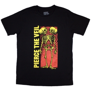 Pierce The Veil - Wavy Skeleton Uni Bl T-Shirt in der Gruppe MERCHANDISE / T-shirt / Pop-Rock bei Bengans Skivbutik AB (5581328r)