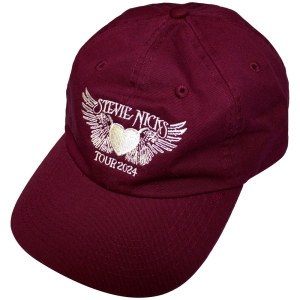 Stevie Nicks - Tour 24 Logo Maroon Baseball Cap in der Gruppe MERCHANDISE / Merch / Pop-Rock bei Bengans Skivbutik AB (5581532)